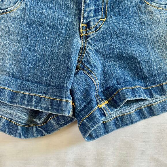 Vintage Y2K Deb Denim Jean Short Shorts Low Rise Size Size 11 Cotton Blend - Picture 4 of 14